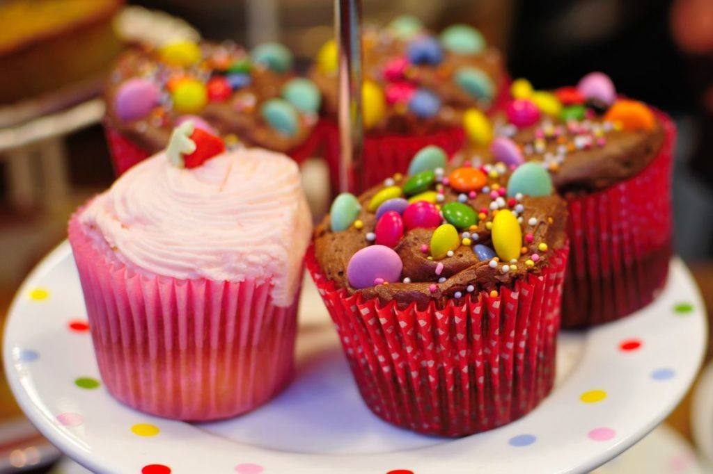 Cupcakes on a Plate