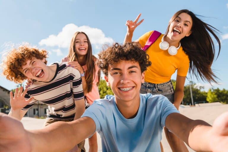 Teens with Braces